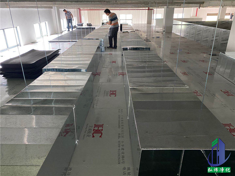 無塵車間風管制作吊裝 無塵車間風管制作吊裝